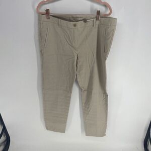 iBlues Osvaldo Womens Tan New Straight Leg Misrise Trouser Dress Pant 12